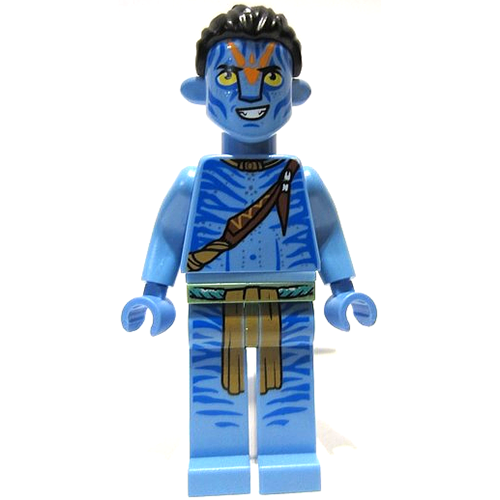 LEGO Avatar Jake Sully - Na'vi, Shoulder Strap, Orange Face Paint