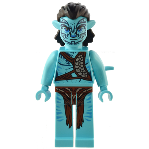 LEGO Avatar Tonowari - Reddish Brown Strap and Silver Belt