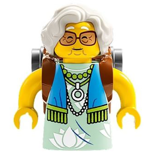 LEGO Dreamzzz Mrs. Castillo - Reddish Brown and Flat Silver Backpack