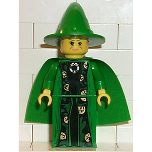 LEGO Harry Potter Professor Minerva McGonagall - Green Robe and Cape hp022