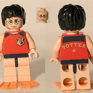 LEGO Harry Potter Harry Potter - Tournament Sleeveless Shirt and Swim Trunks, Flippers hp066