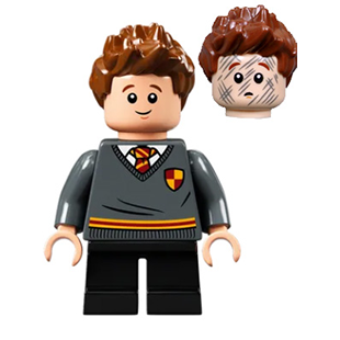 LEGO Harry Potter Seamus Finnigan - Gryffindor Sweater with Crest, Black Short Legs hp268