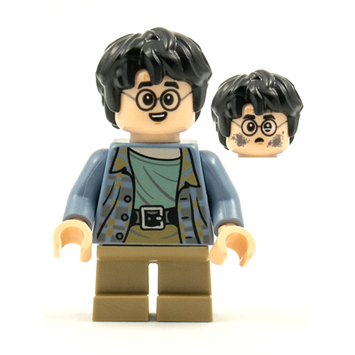 LEGO Harry Potter Harry Potter - Sand Blue Jacket, Dirty Face