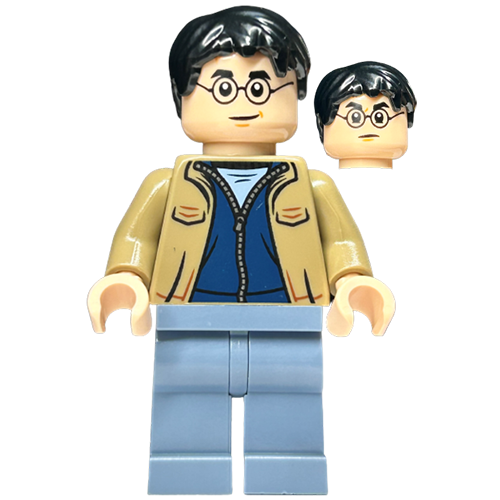 LEGO Harry Potter Harry Potter - Dark Tan Jacket, Sand Blue Legs