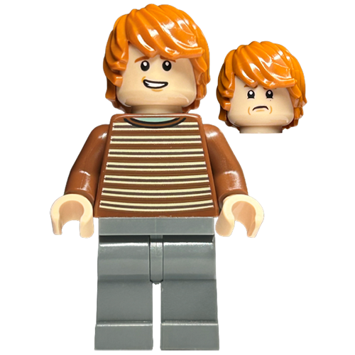LEGO Harry Potter Ron Weasley - Reddish Brown Striped Sweater
