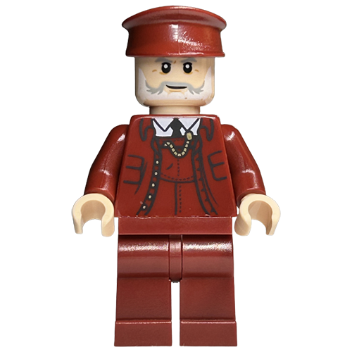LEGO Harry Potter Train Conductor - Light Nougat Head