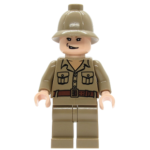 LEGO Indiana Jones Rene Belloq - Dark Tan Jacket iaj009