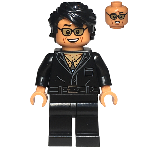 LEGO Jurassic World Dr. Ian Malcolm - Partially Open Shirt with Pocket