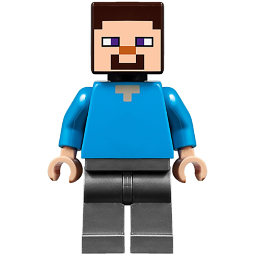 LEGO Minecraft Steve - Flat Silver Legs