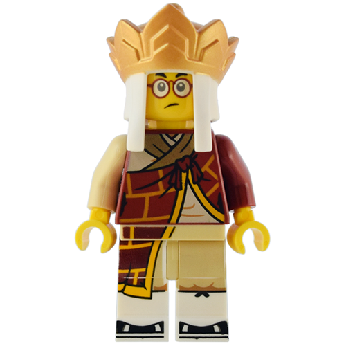 LEGO Monkie Kid Mr. Tang - Dark Red Robe, Gold Headdress