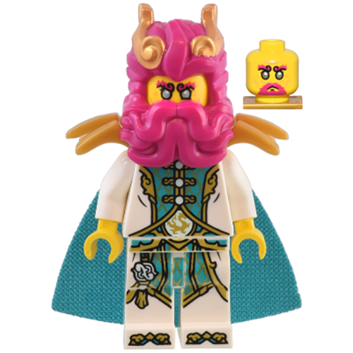 LEGO Monkie Kid Dragon of the East - Legs, Dark Turquoise Cape