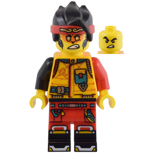 LEGO Monkie Kid Monkie Kid - Bright Light Orange Diving Suit, Black Tail