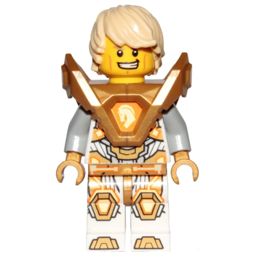 LEGO Nexo Knights Lance - Hair, Pearl Gold Armor