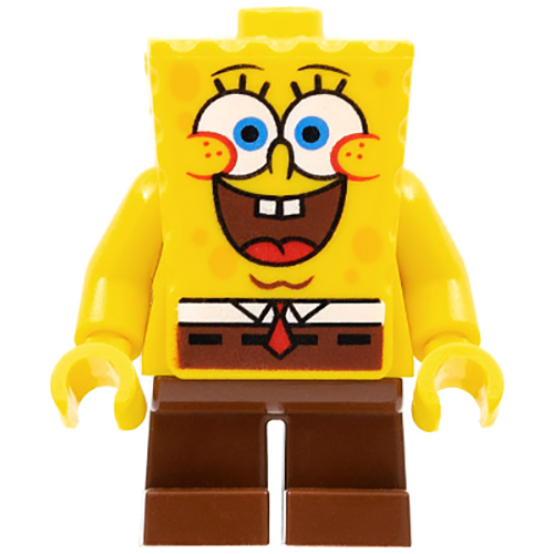 LEGO SpongeBob SquarePants SpongeBob - Large Grin and Black Eyebrows