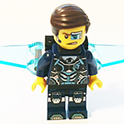 LEGO Ultra Agents Agent Curtis Bolt with Wings - No Stickers on Wings