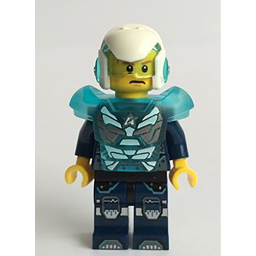 LEGO Ultra Agents Agent Max Burns - Helmet and Armor, Dark Blue Arms