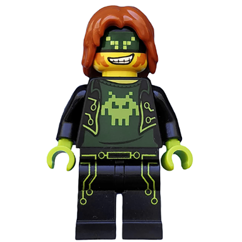 LEGO Ultra Agents Terabyte - Dark Orange Hair