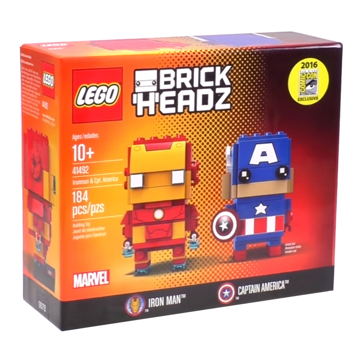 LEGO BrickHeadz 41492 Iron Man & Captain America