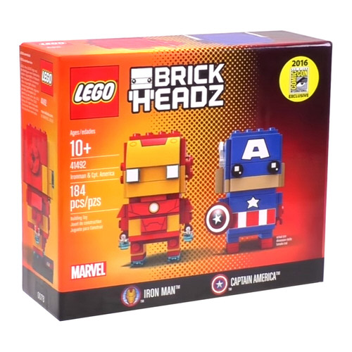 LEGO BrickHeadz 41492 Iron Man & Captain America