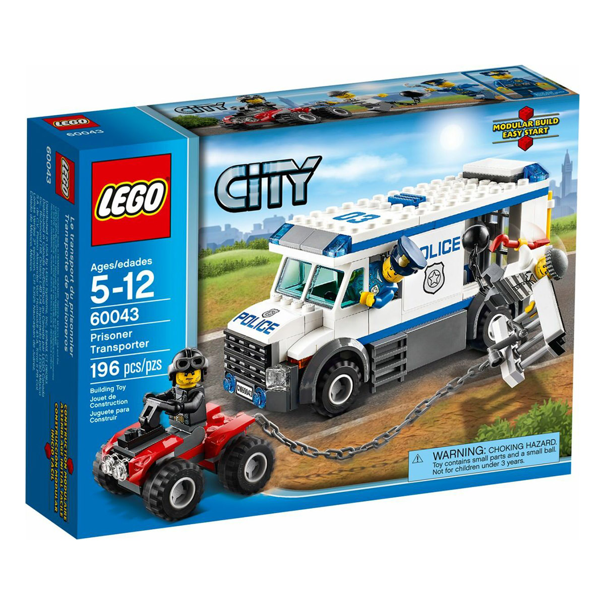 LEGO City 60043 Prisoner Transporter