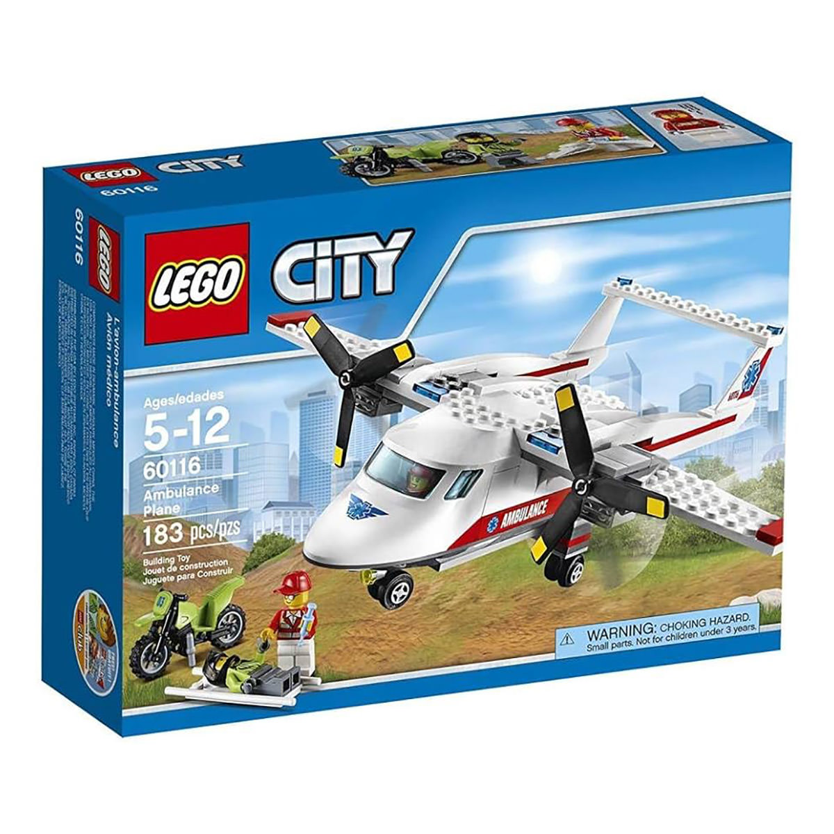 LEGO City 60116 Ambulance Plane