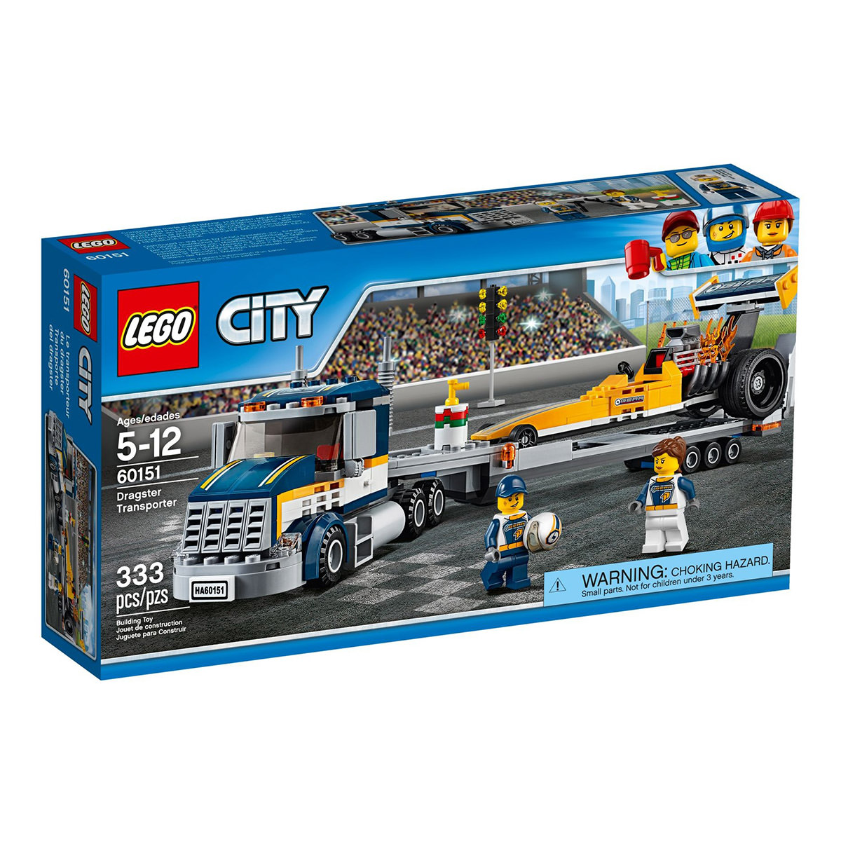 LEGO City 60151 Dragster Transporter
