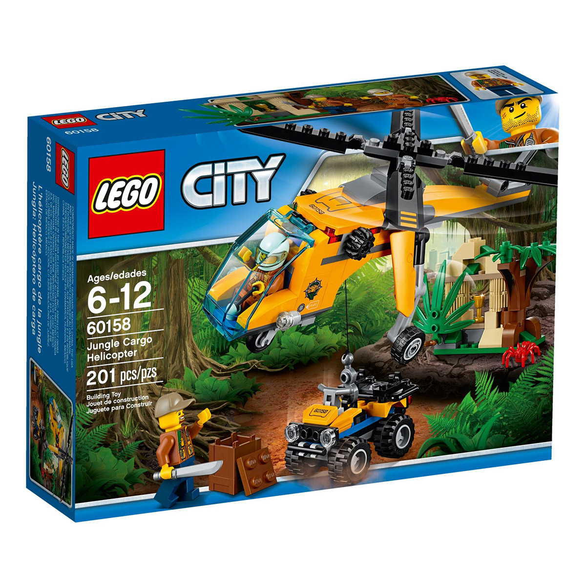 LEGO City 60158 Jungle Cargo Helicopter 