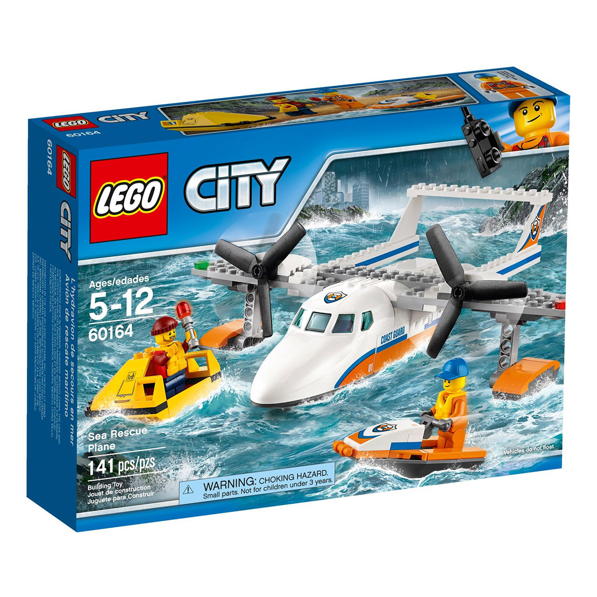LEGO City 60164 Sea Rescue Plane