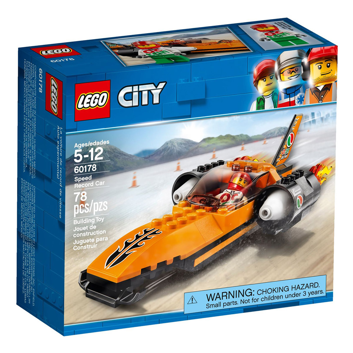 LEGO City 60178 Speed Record Car