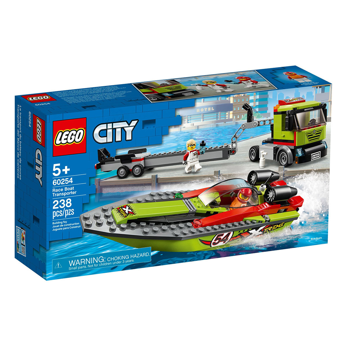 LEGO City 60254 Race Boat Transporter