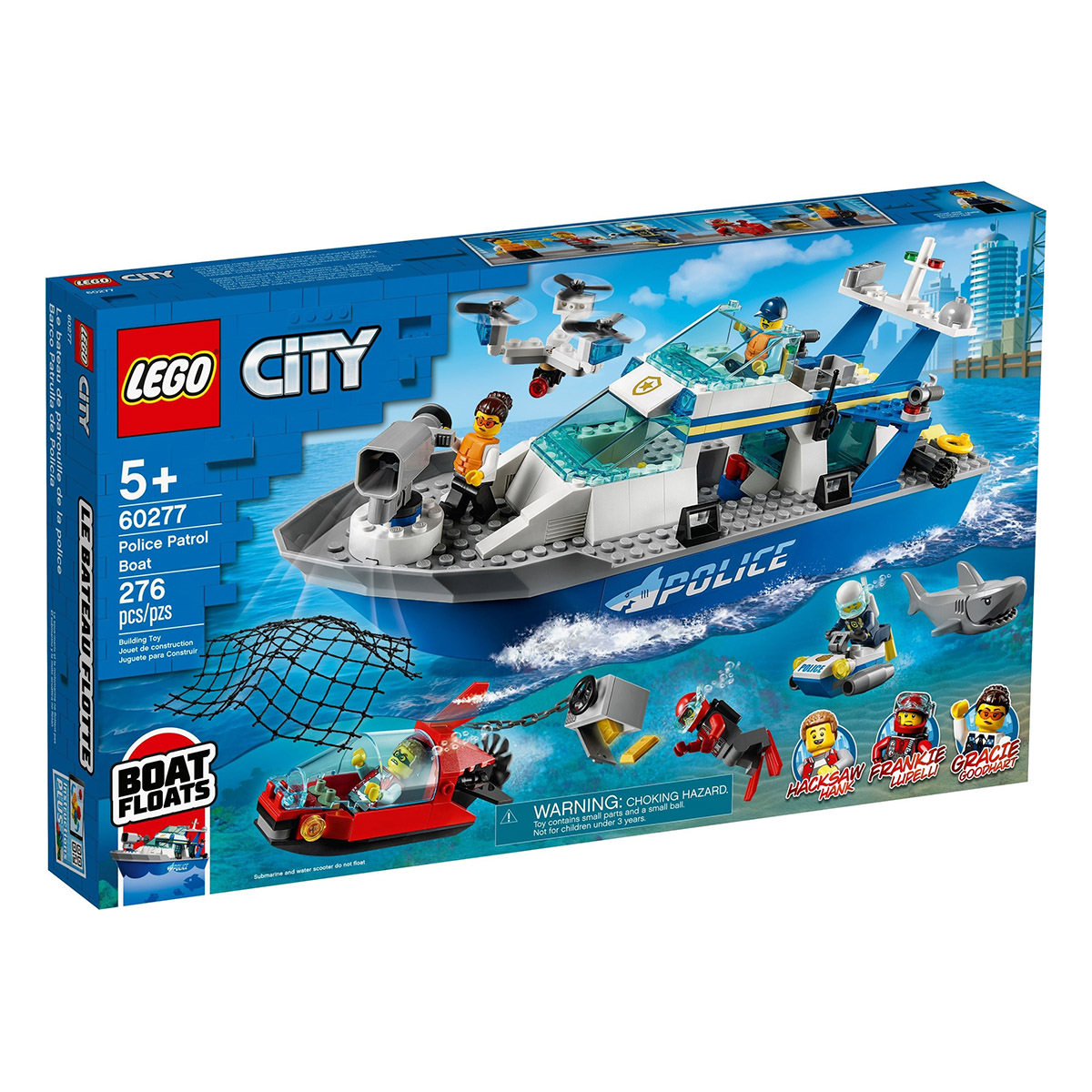LEGO City 60277 Police Patrol Boat