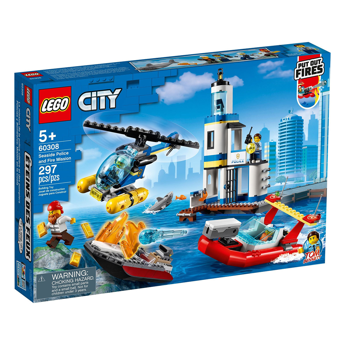 LEGO City 60308 Seaside Police and Fire Mission