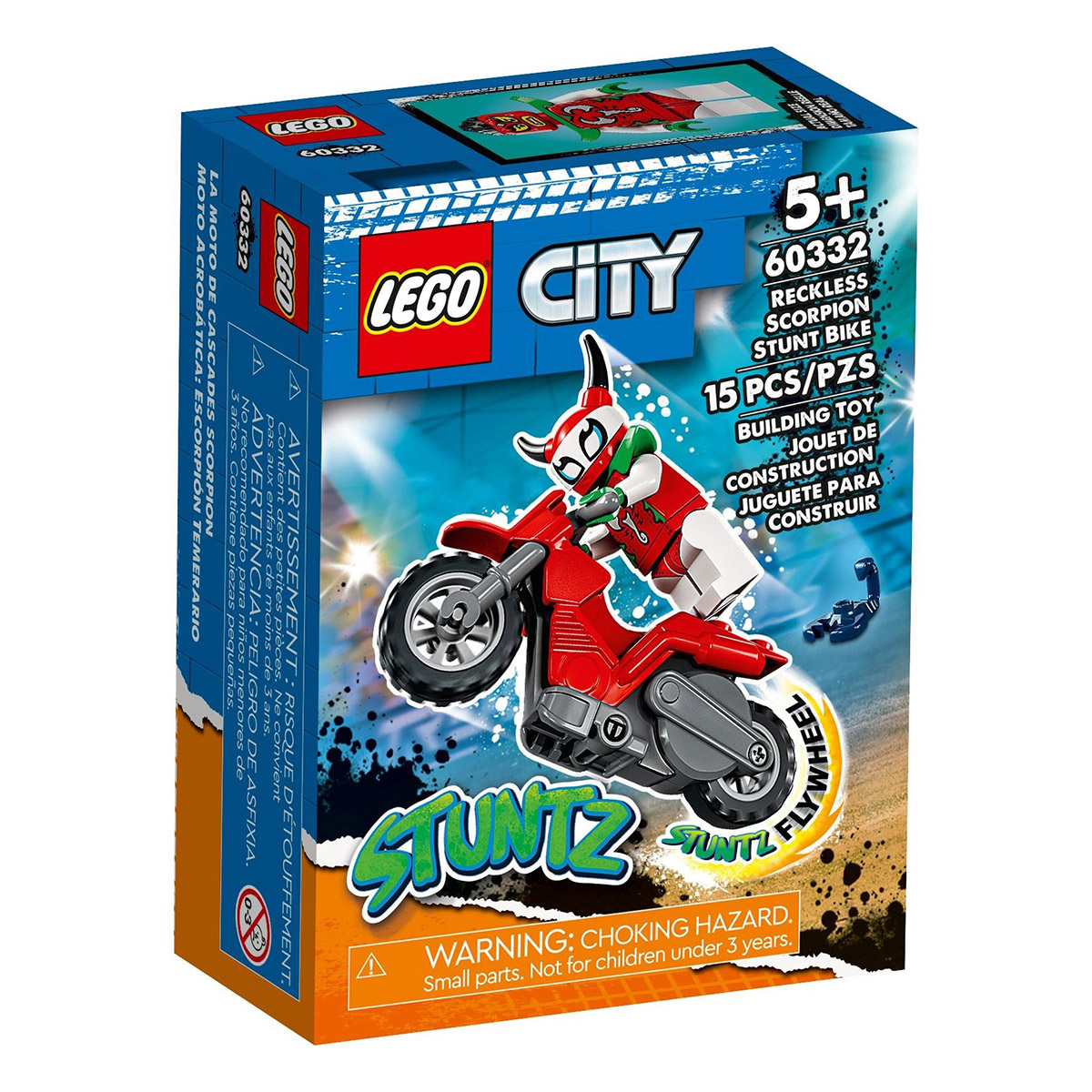 LEGO City 60332 Reckless Scorpion Stunt Bike