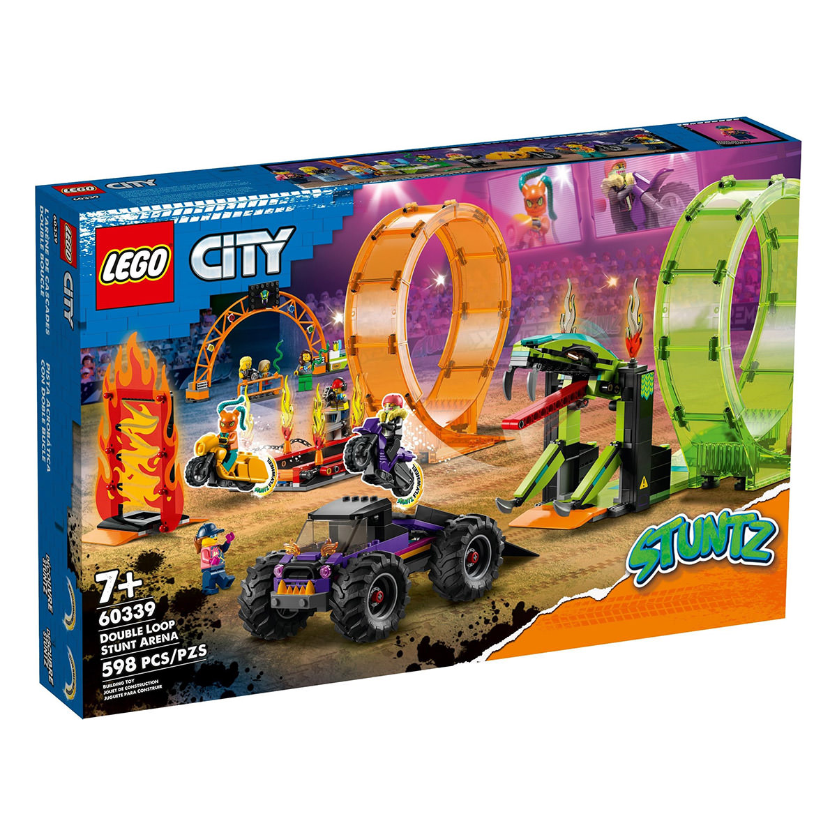 LEGO City 60339 Double Loop Stunt Arena