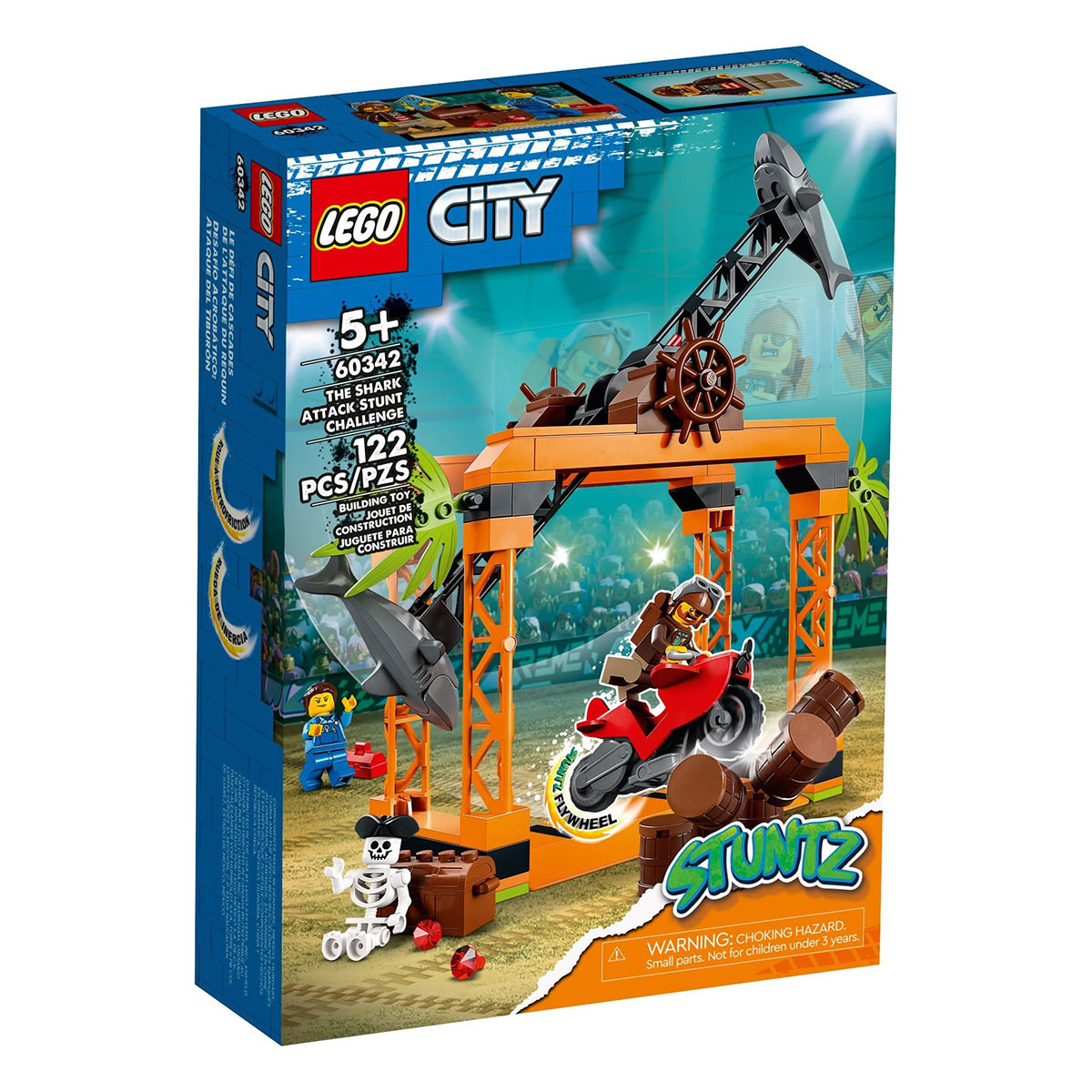 LEGO City 60342 The Shark Attack Stunt Challenge