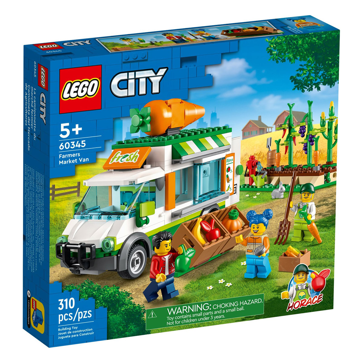 LEGO City 60345 Farmers Market Van