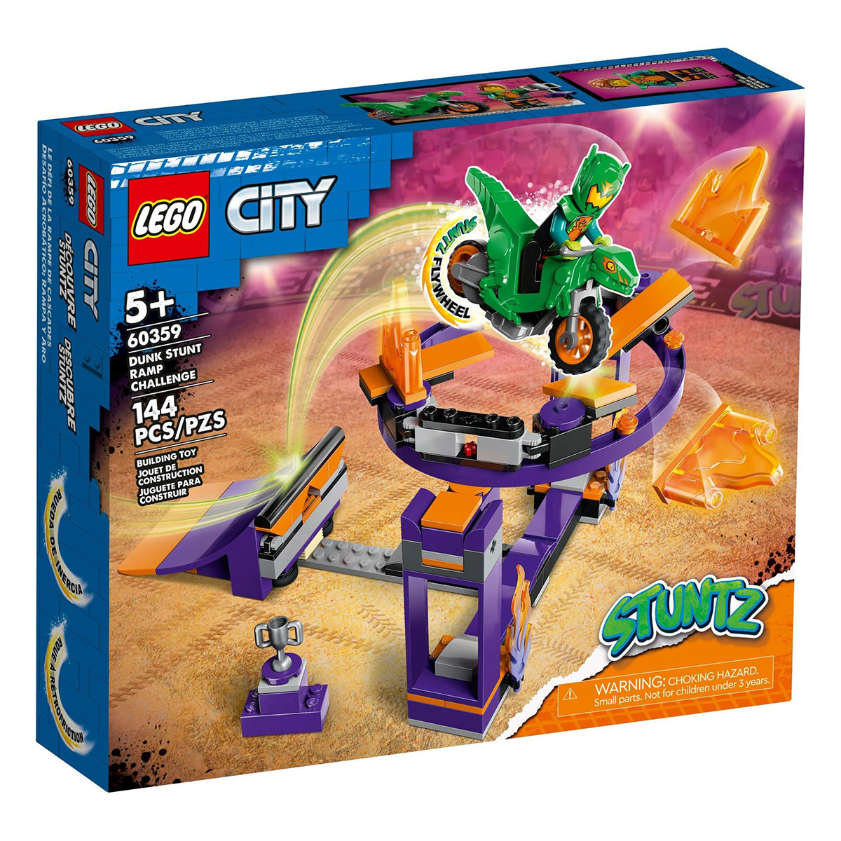 LEGO City 60359 Dunk Stunt Ramp Challenge