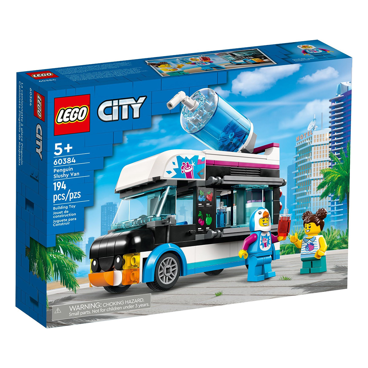 LEGO City 60384 Penguin Slushy Van