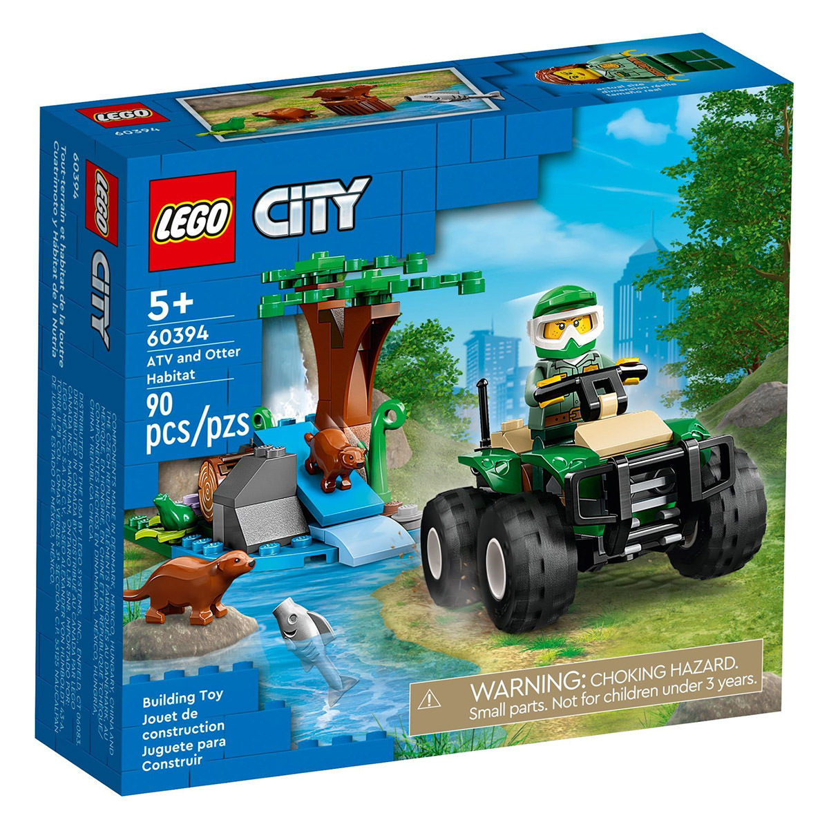 LEGO City 60394 ATV and Otter Habitat