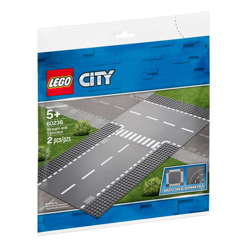 LEGO City 60236 Straight & T-Junction 