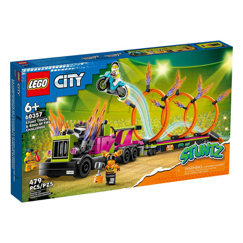 LEGO City 60357 Stunt Truck & Ring of Fire Challenge
