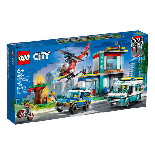 LEGO City 60371 Emergency Vehicles HQ