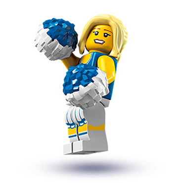 LEGO Collectible Minifigures Cheerleader 8683