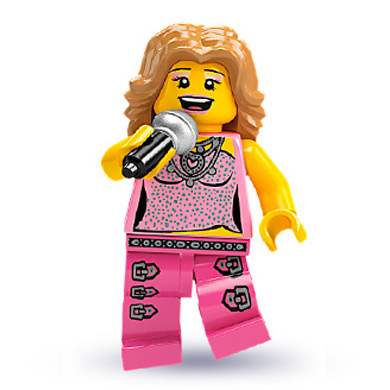 LEGO Collectible Minifigures Popstar 8684