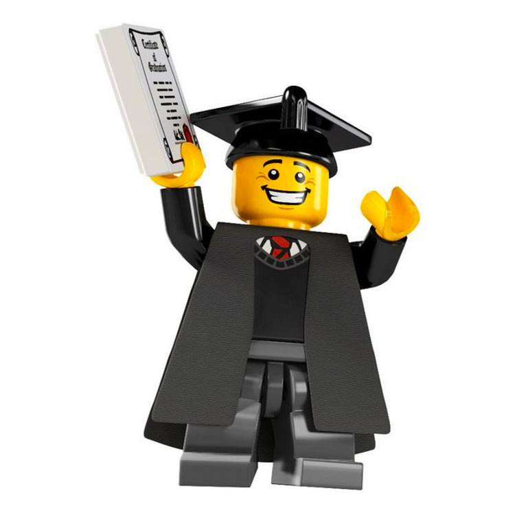 LEGO Collectible Minifigures Absolvent 8805