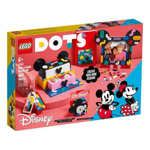 LEGO Dots 41964 Mickey Mouse & Minnie Mouse Back-to-School Project Box