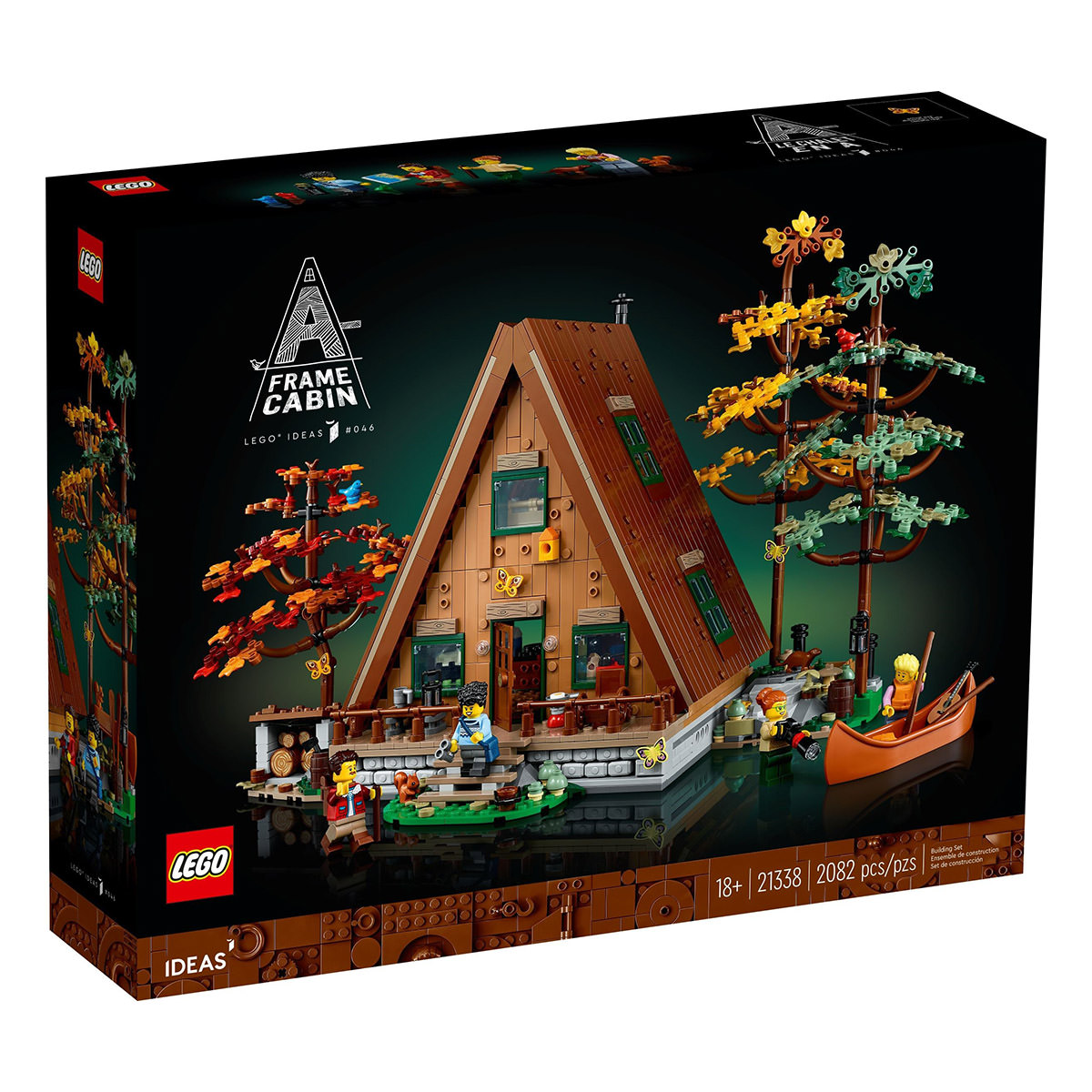 LEGO Ideas 21338 A-Frame Cabin