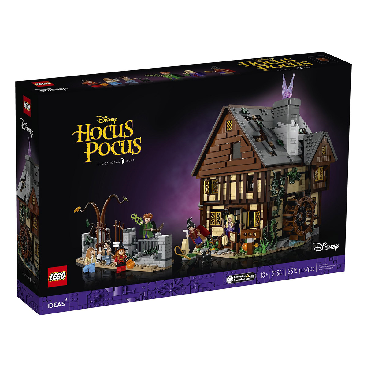 LEGO Ideas 21341 Disney Hocus Pocus: The Sanderson Sisters' Cottage