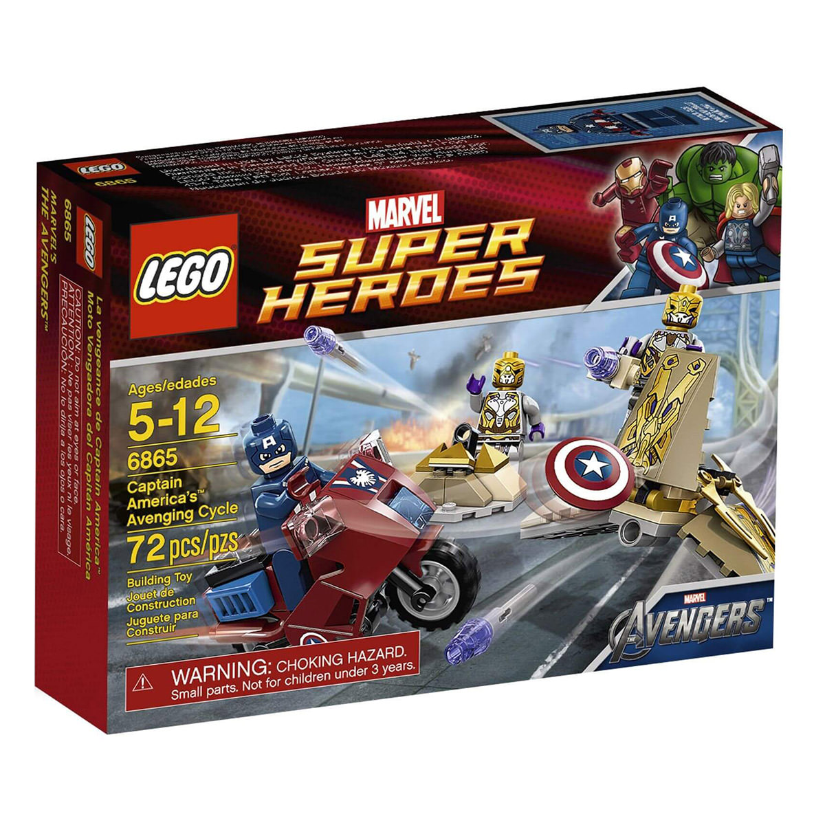 LEGO Marvel 6865 Captain America's Avenging Cycle
