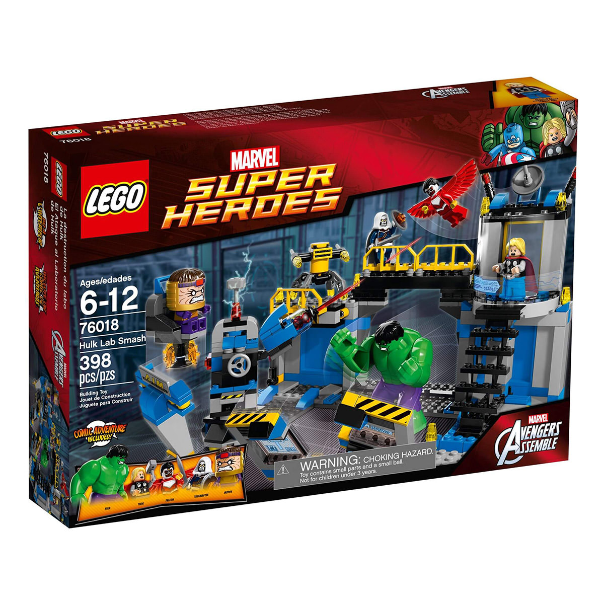 LEGO Marvel 76018 Avengers: Hulk Lab Smash